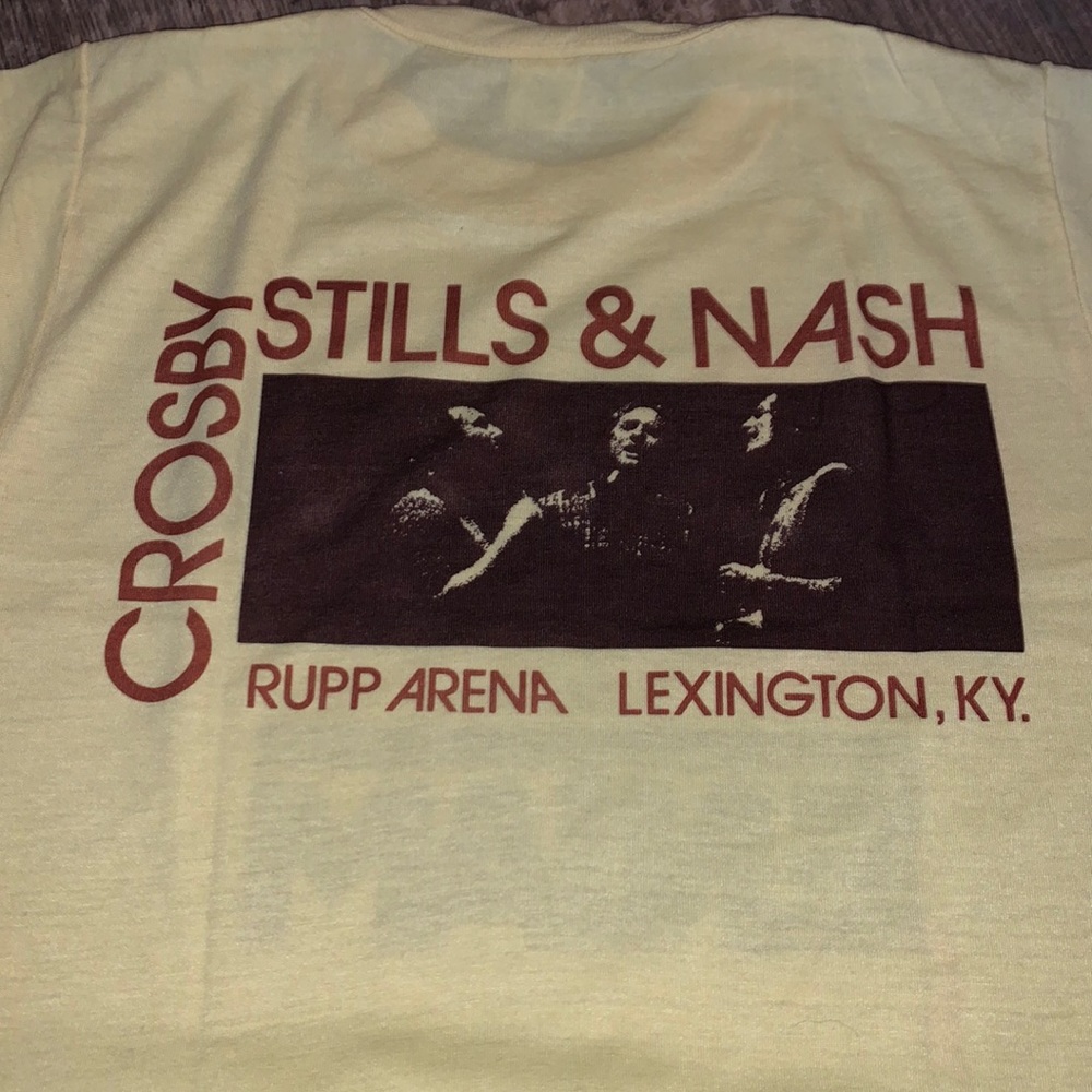 Crosby stills and nash VINTAGE tshirt.